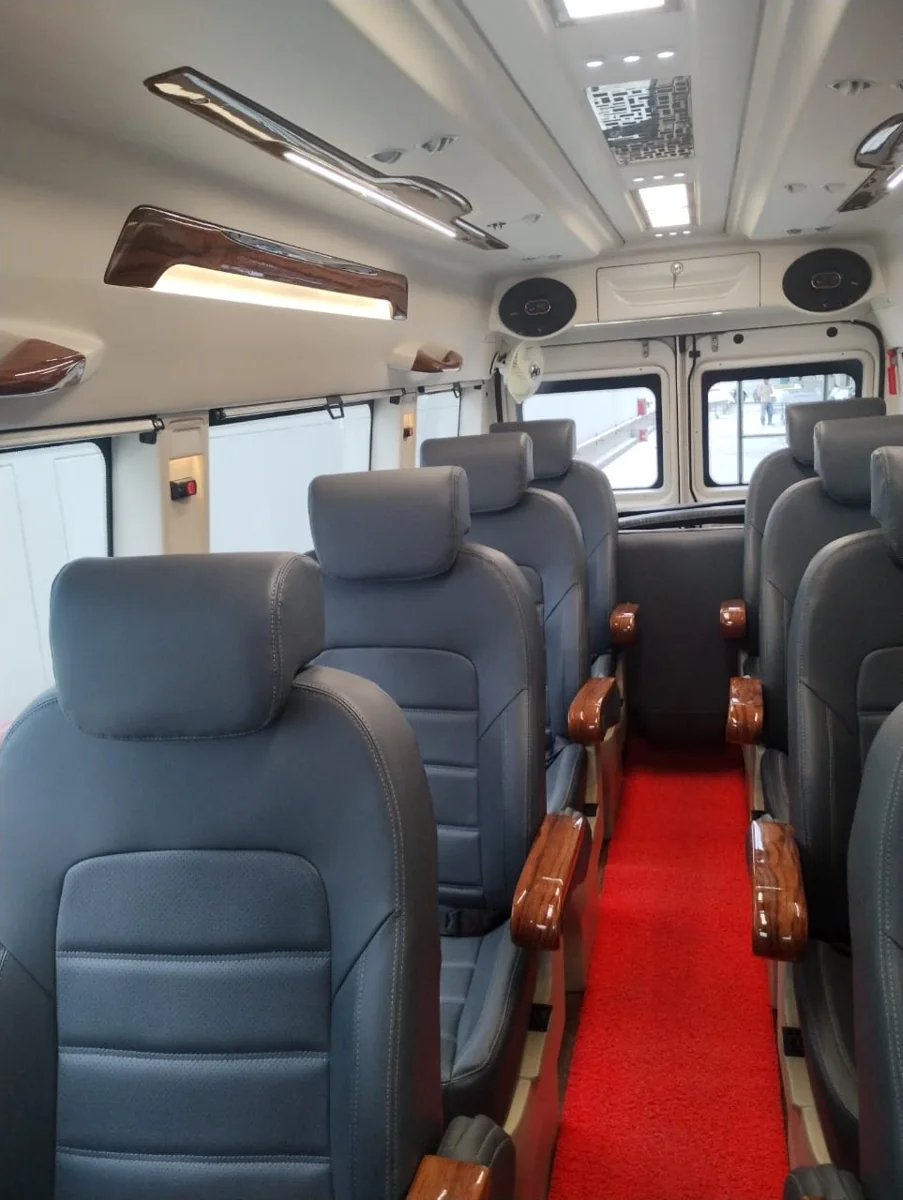 Grey interior traveller seating